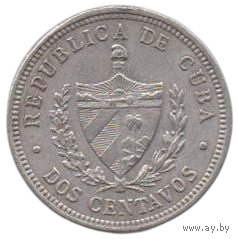 Республика Куба. 2 сентаво 1915. Нечастая