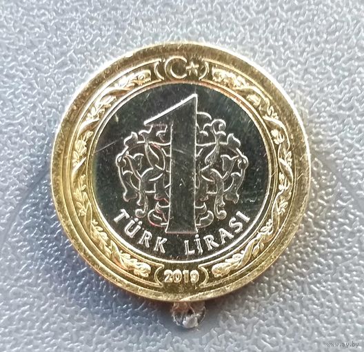 1 лира * 2019 год * Турция