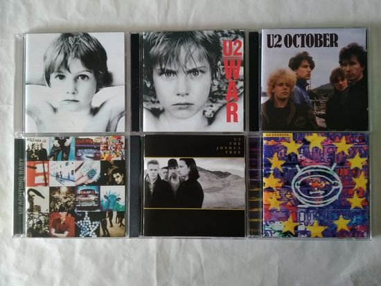 (лот - 9cd)  U2 - (6 albums )