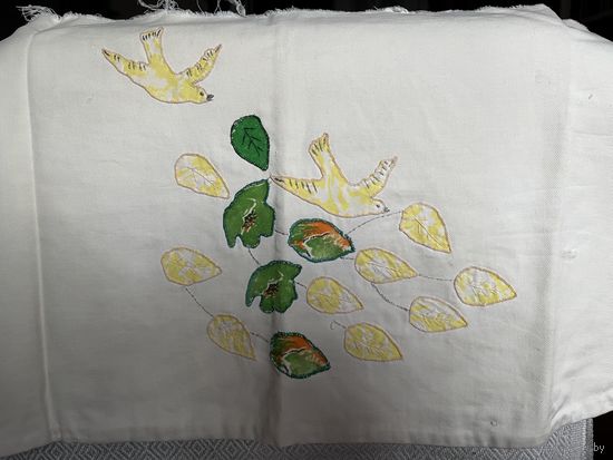 Панно Птицы, вышивка