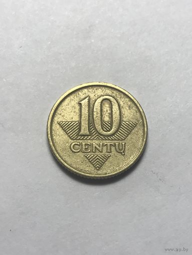 10 центов 1997 Литва