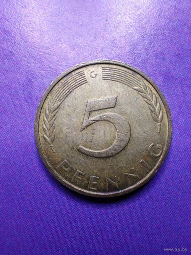 Германия ФРГ 5 пфеннингов 1972 G