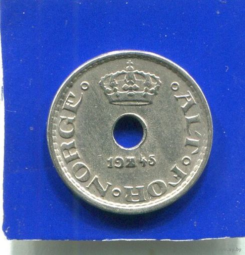 Норвегия 10 эре 1945