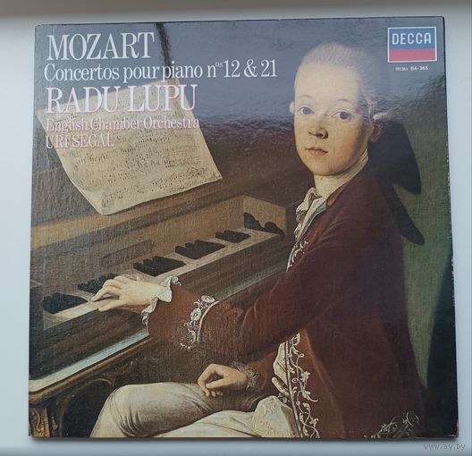 Mozart Concertos pour piano n12&21 Radu Lupu (France) LP