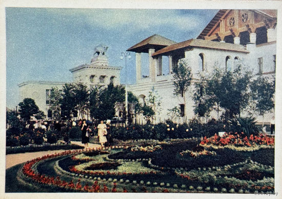 Всесоюзная сельскохозяйственная выставка Уголок Главмясо 1954