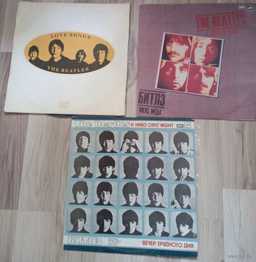 Пластинки Beatles  4 штуки