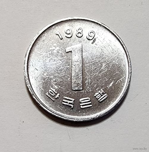 Южная Корея 1 вона, 1989