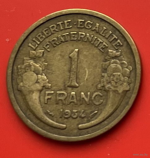 33-06 Франция 1 франк 1934 г.