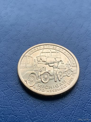 Сша 1 доллар 2025 г двор D конв-я линия для сборки авто