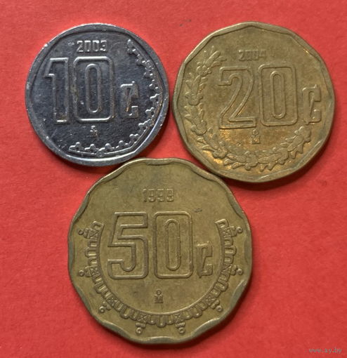 Мексика, 3 монеты