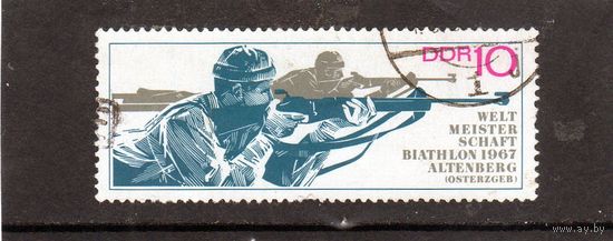 ГДР.Спорт.Биатлон.Чемпионат мира. Альтенберг.1967.