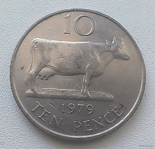 Гернси 10 Пенсов, 1979  5-9-18