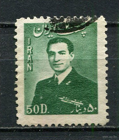 Иран - 1951/1953 - Шах Мохаммад Реза Пехлеви 50D - [Mi.850] - 1 марка. Гашеная.  (LOT Fk24)-T10P29