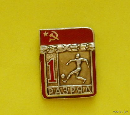 1 разряд. Футбол. Накладной. В-14.