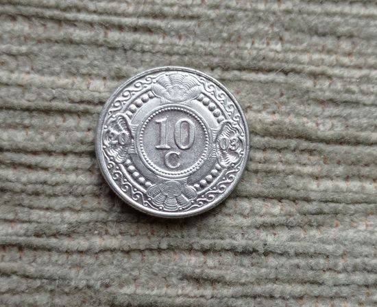 Werty71 Антильские острова 10 центов 2003 Антилы