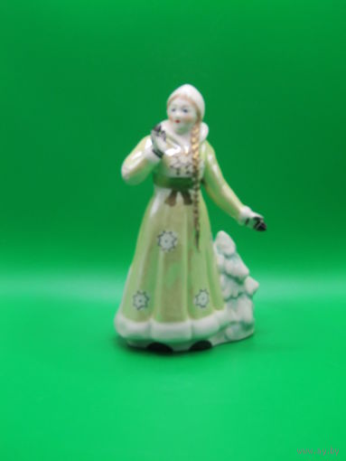 С рубля. "Снегурочка". МФЗ. МФФЗ. Минский фарфоро-фаянсовый завод. Статуэтка. Оригинал. Ретро СССР.