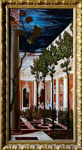 Картина пейзаж А. Серпин 2020г