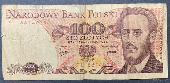Польша, 100 злотых 1976г.