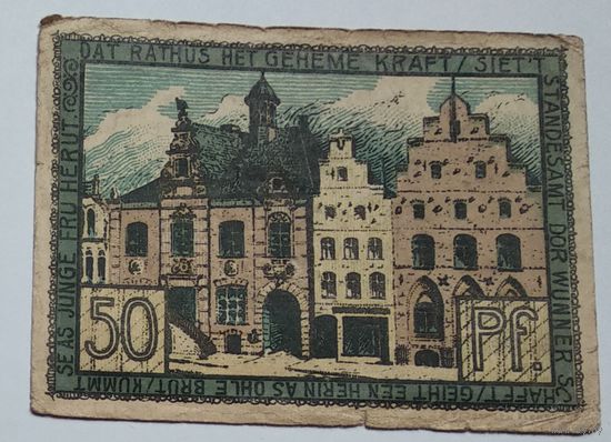 Германия, Нотгельд Husum 50 Пфеннигов 1921 --181