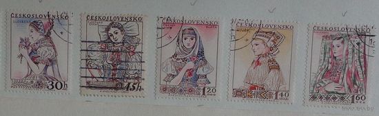 Национальные костюмы. Чехословакия. Дата выпуска:1956-12-15. Полная серия