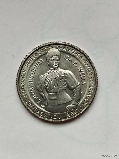25 центов США. Женщины Америки. Ида Уэльс. 2025 год.