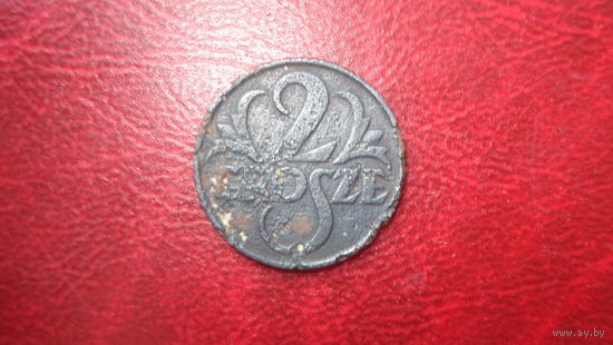 2 гроша 1928 год Польша