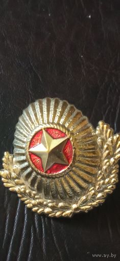 Кокарда ВС РБ с клеймом тяжёлый металл