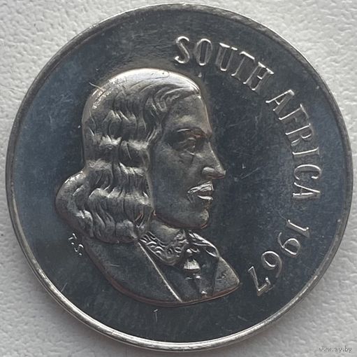 ЮАР 10 центов 1967 г. South Africa. Из набора. Состояние.