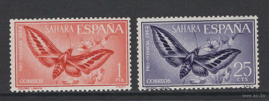 Испанская Сахара 1964** Фауна Бабочки