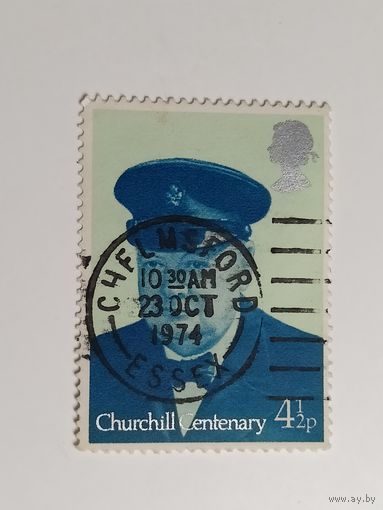 Великобритания 1974. Сэр Уинстон Спенсер Черчилль