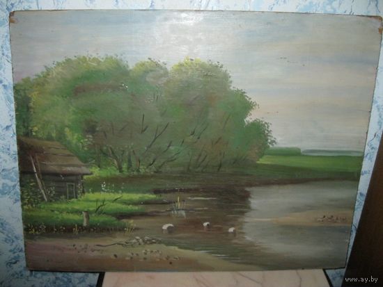 Старинная картина с чердака.