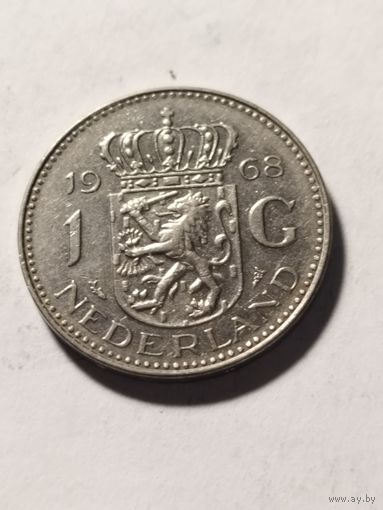 Нидерланды 1 гульден 1968