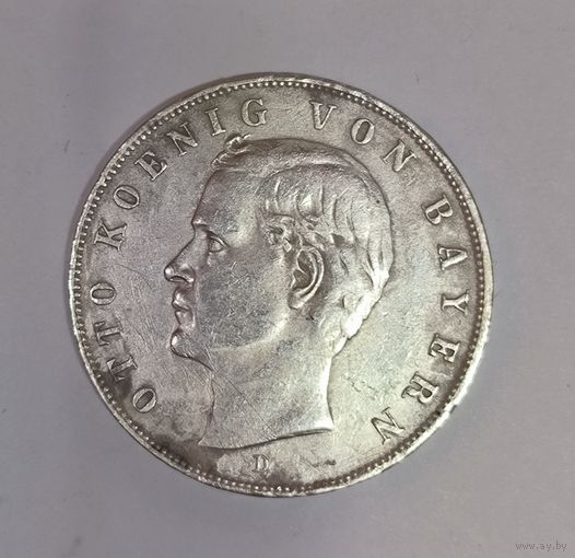 3 марки 1909 Отто Бавария