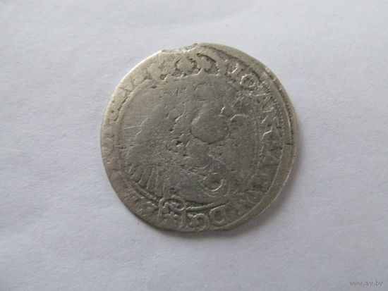 МОНЕТА ШЕСТАК 1667.