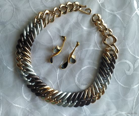 НАБОР: КОЛЬЕ + СЕРЬГИ