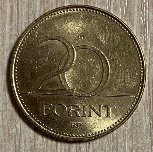 Монета 20 форинтов 2018 год. Венгрия