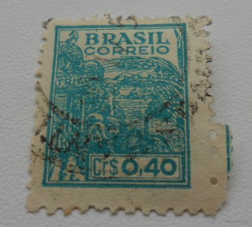 Марка Бразилии - CORREIO - стандарт, из коллекции