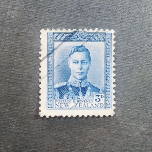 Марка Новая Зеландия 1938 - 1947 Король
