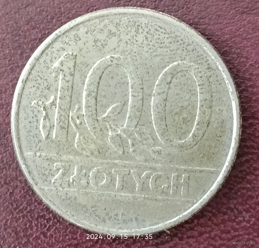 Польша 100 злотых, 1990