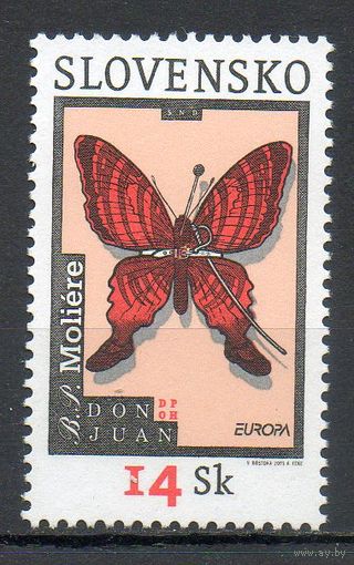 ЕВРОПА Искусство плаката Словакия 2003 год серия из 1 марки