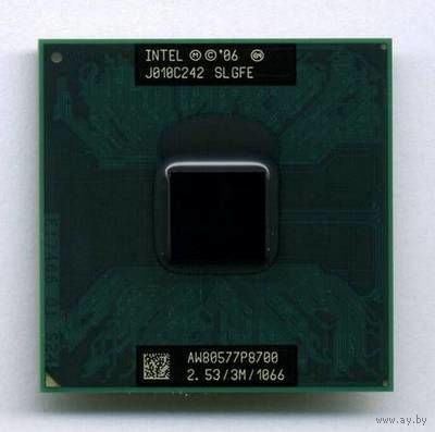 Процессор Intel Core 2 Duo P8700 Mobile 2.533 GHz Socket P SLGFE