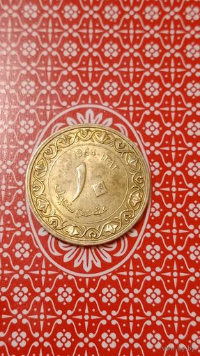 Алжир 10 сантимов 1964