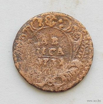 Деньга 1731 одна черта