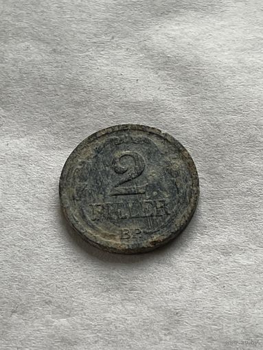 Венгрия 2 филлера 1943 г.