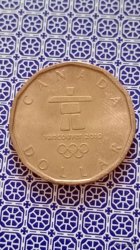 Канада 1 доллар 2010 олимпийские игры Ванкувер