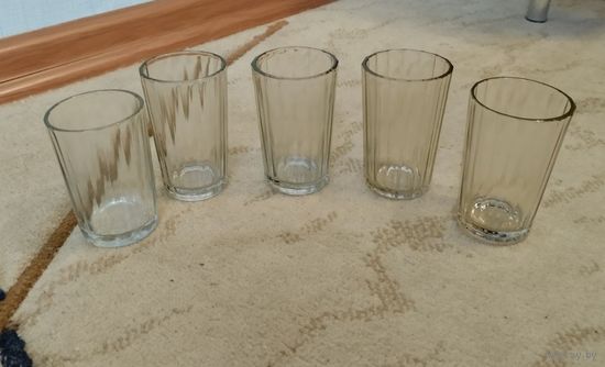 Стограмовики СССР граненые 5 шт клейма