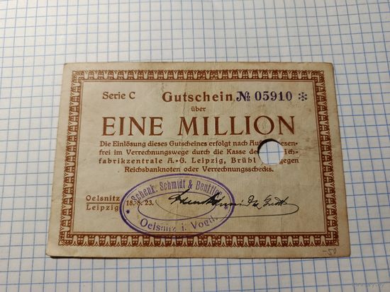 Германия  1 миллион марок (15)