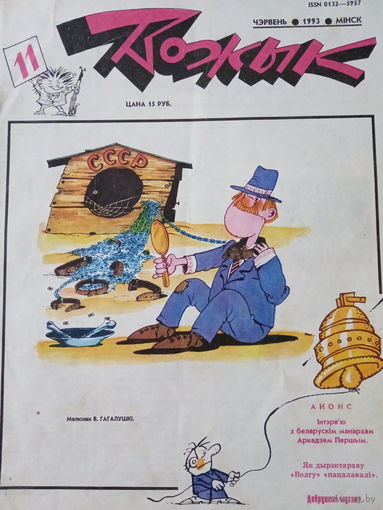 Журнал Вожык 11 выпуск 1993 год