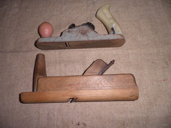 Старинный Рубанок бондаря с клеймом и не только 2 шт.С рубля.