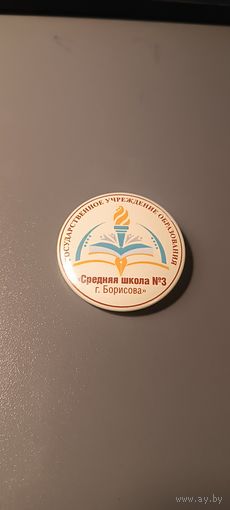 Значок "Борисовская школа номер 3"